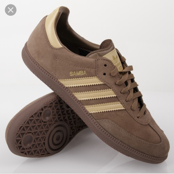 adidas samba brown suede